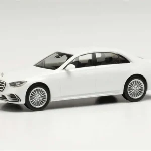 1/87 Mercedes Benz S-Klasse Beyaz Küçük Araba Modeli, Herpa 420907-002