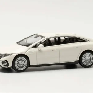 1/87 Mercedes EQ EQS Polar Beyaz Küçük Araba Modeli, Herpa 421041