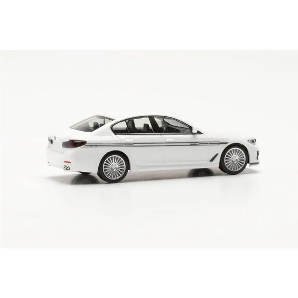 1/87 BMW Alpina B5 Beyaz Küçük Araba Modeli, Herpa 421065 - Görsel 5