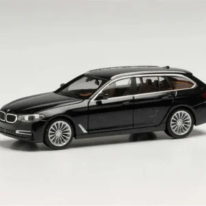1/87 BMW 5 Touring Siyah Küçük Araba Modeli, Herpa 430708-003