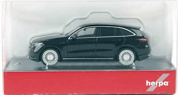 1/87 MB EQ EQC AMG Siyah Küçük Araba Modeli, Herpa 430715-003 - Görsel 3