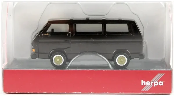 1/87 VW T3 Minibüs Bronz Metalik Küçük Araba Modeli, Herpa 430876-002 - Görsel 3