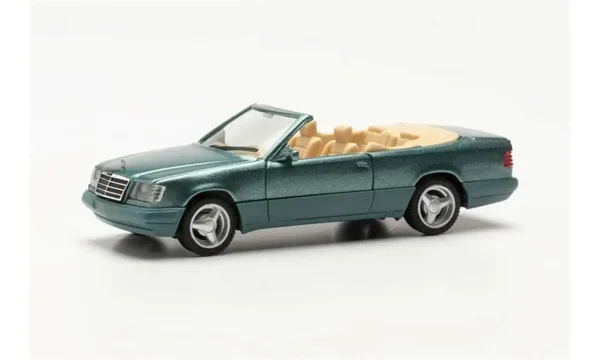 1/87 MB 320CE-24 Cabrio Yeşil Küçük Araba Modeli, Herpa 430999