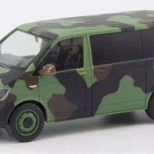1/87 VW T6 Minibüs Kamuflaj Küçük Araba Modeli, Herpa 700702