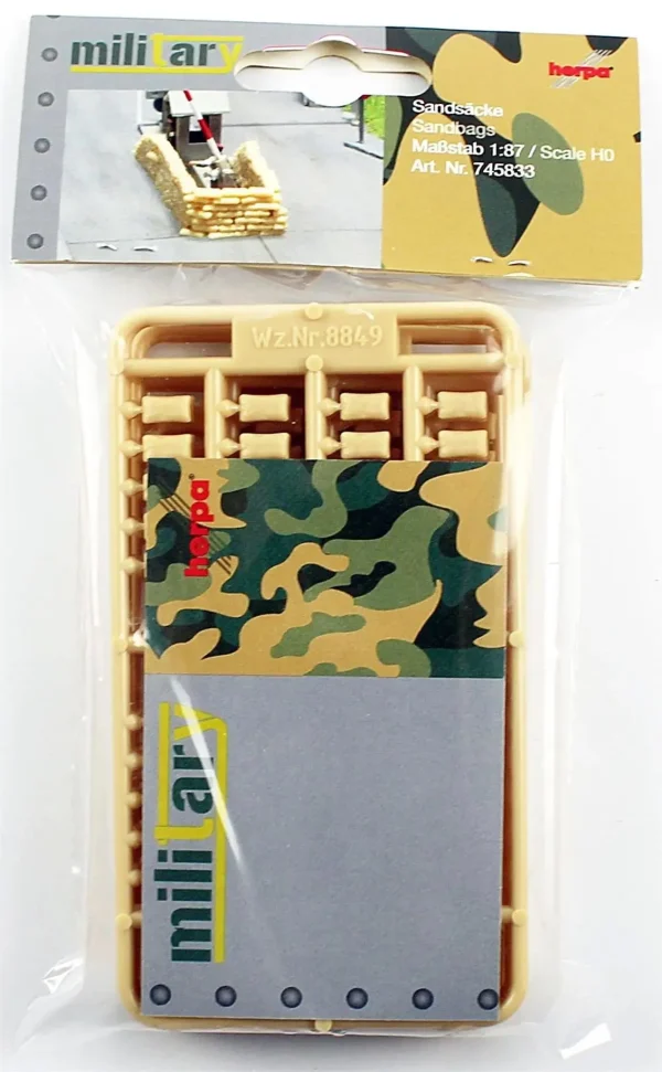 1/87 Kum Torbaları 200 Adet, Herpa 745833 - Görsel 4