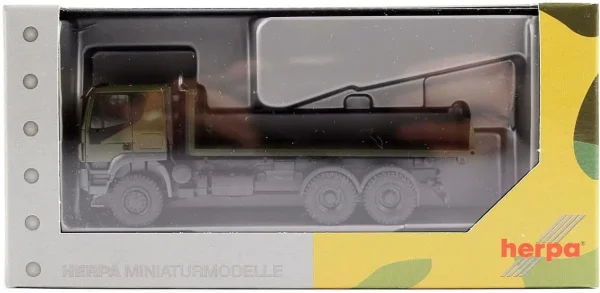 1/87 Iveco Trakker 6x6 Askeri Düz Kasa Kamyon Küçük Araba Modeli, Herpa 746526
