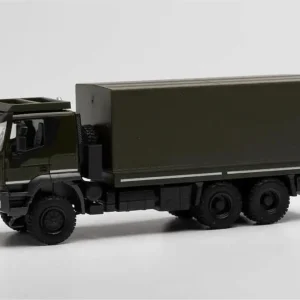 1/87 Iveco Trakker 6x6 Askeri Kapalı Kasa Kamyon Hazır Model Araç, Herpa 746762