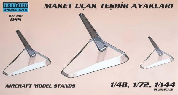 Model Uçak Teşhir Ayaklari-1/48 1/72 1/144, Hobbytime 055
