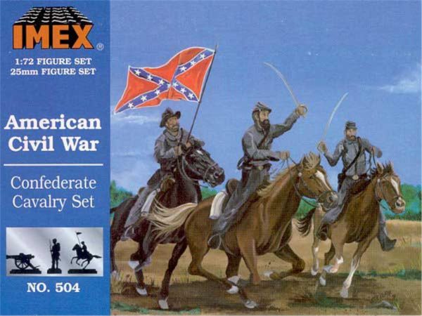 1/72 Confederate Cavalry, Imex 504