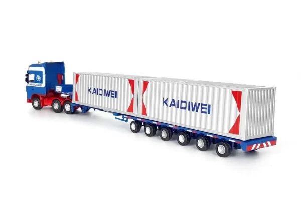 1/50 Çift Dingil Uzun Lowbed Dorse Tır, Kaidiwei 625022 - Görsel 3