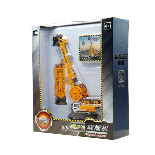 1/64 Trenching Machine- Yellow, Kaidiwei 625047 - Görsel 2