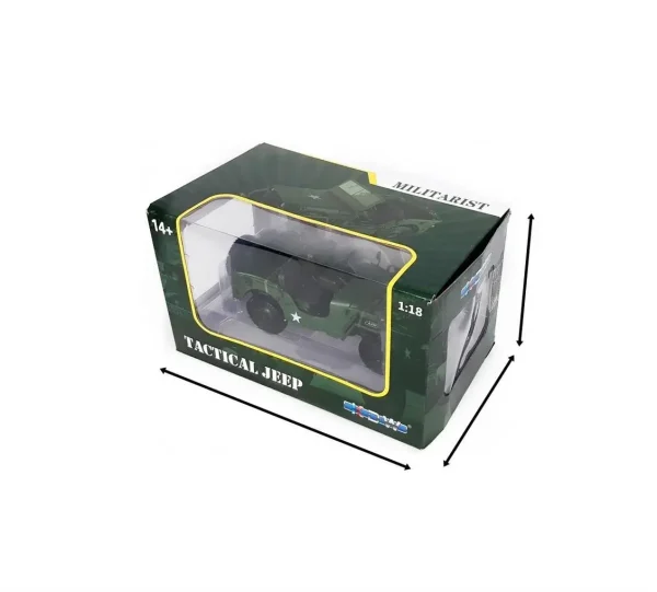 1/18 Wıllys Tactical Jeep, Kaidiwei 685006 - Görsel 5