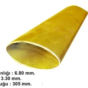 Prinç Oval Boru -6.80 X 3.30 Mm. -Uzunluk 30, K&S 10122