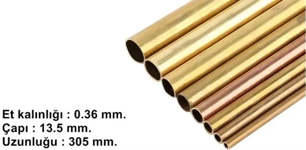 Prinç Yuvarlak Boru, 0.36 Mm. Çeperli -135, K&S 10140