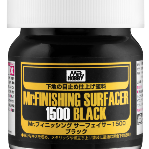 40 ml. Mr.Finishing Surfacer 1500 Siyah Astar Maket Boyası, Mr.Hobby SF288