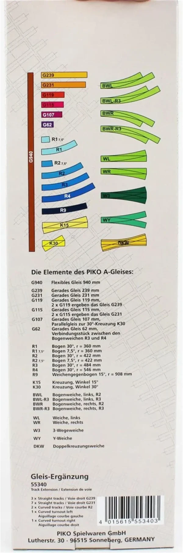 1/87 Track Set E, Piko 55340 - Görsel 2