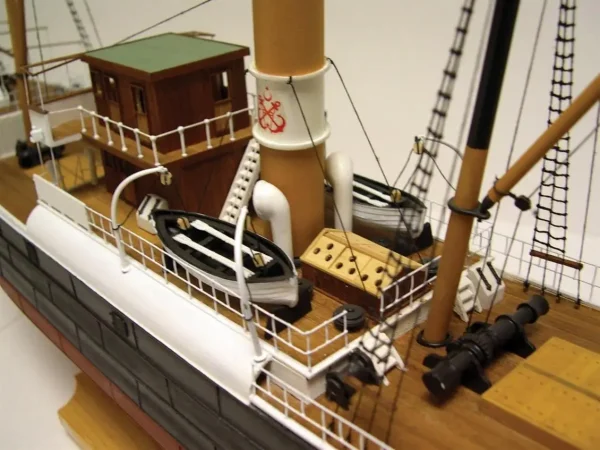 1/87 Bandırma Vapuru Ahşap Maketi - Görsel 4