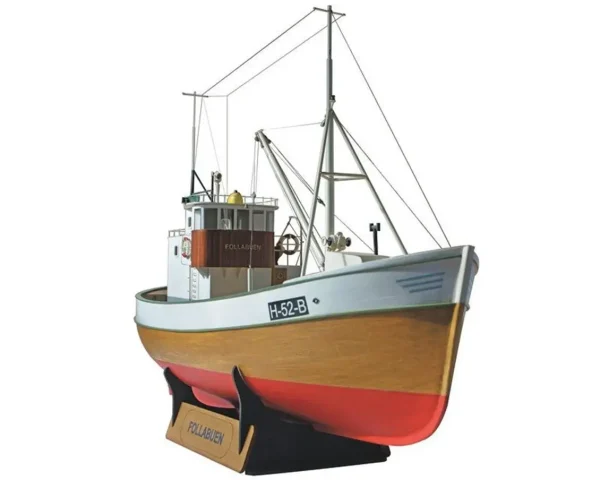 1/25 M/S Follabuen İskandinav Balıkçı Teknesi RC Dönüşebilir Maketi, Türk Model 6010200 - Görsel 2