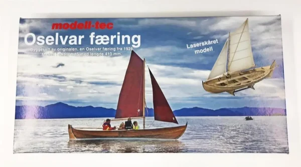 1/15 Oselvar Færing Norveç Sandalı Ahşap Maketi