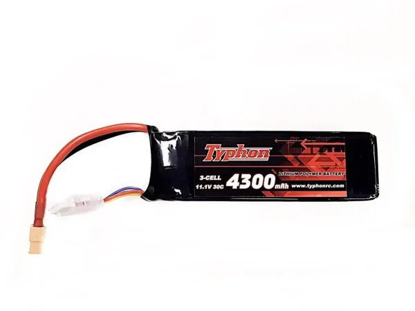11.1 V 4300 Mah 30 C Li-Po Pil Typhon