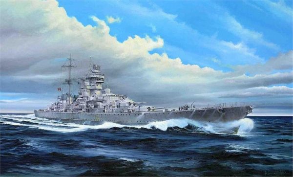 1/350 Alman Prinz Eugen 1945 Kruvazör Maketi, Trumpeter 05313