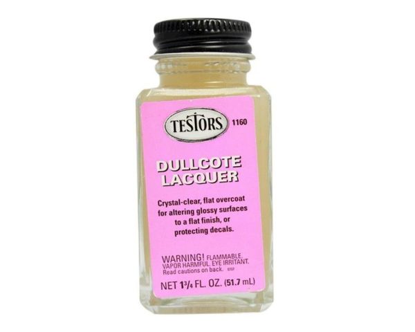 50 Ml. Mat Vernik-Dullcote Lacquer, Testors 1160