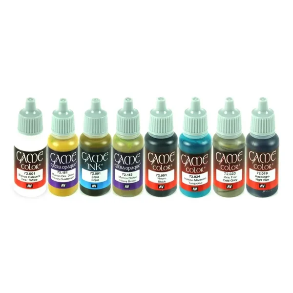 8X17 ml. Non Metallic Metal Game Color Serisi Maket Boyası Seti, Vallejo 72212 - Görsel 2