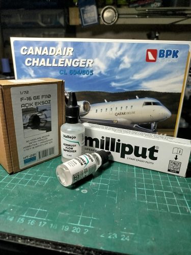 Big Planes Kits 14406 1/144 Canadair Challenger CL604/605 Yolcu Uçağı Plastik Model Kiti photo review