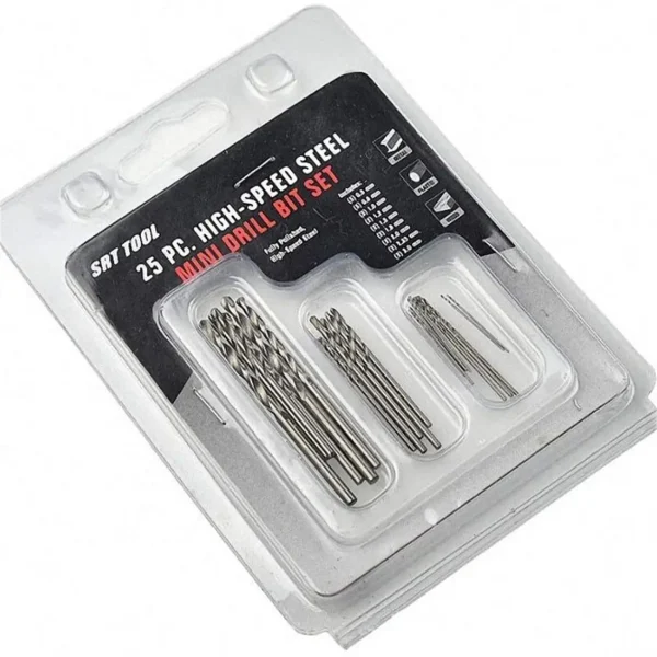0.3-35 mm. Karışık Matkap Ucları 25 Adet