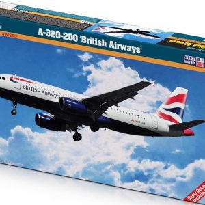1/270 A-320-200 British Airways Yolcu Uçağı Maketi, Mister Craft F009