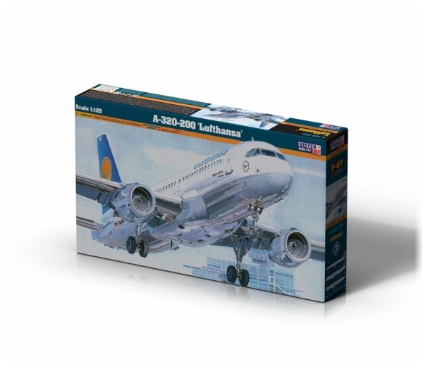 1/270 A-320-200 Lufthansa Yolcu Uçağı Maketi, Mister Craft F008