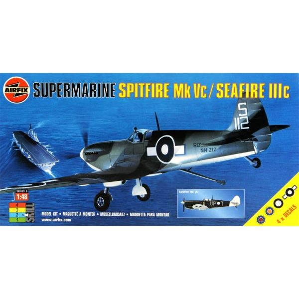1/48 Supermarine Spitfire Mk Vc/Seafire III Maketi, Airfix 05110