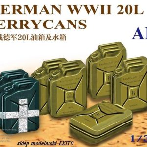 1/35 German WWII 20L Jerrycans Maketi, Bronco Ab3576