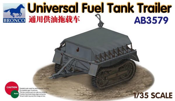 1/35 Universal Fuel Tank Trailer Maketi, Bronco Model 03579