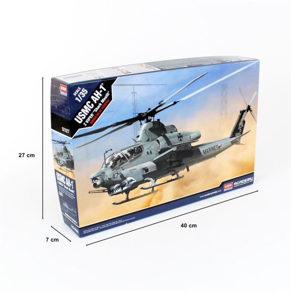 1/35 USMC AH-1Z Helikopter Maketi, Academy 12127 - Görsel 5