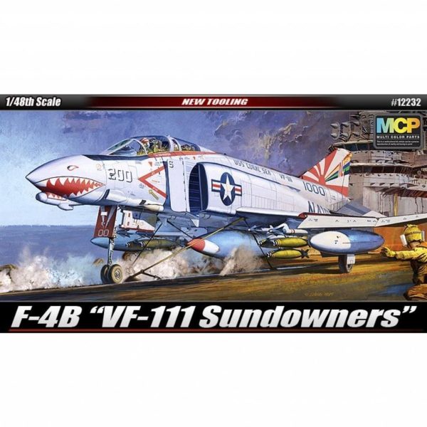 1/48 F-4B (VF-111 Sundowners) Uçak Maketi, Academy 12232