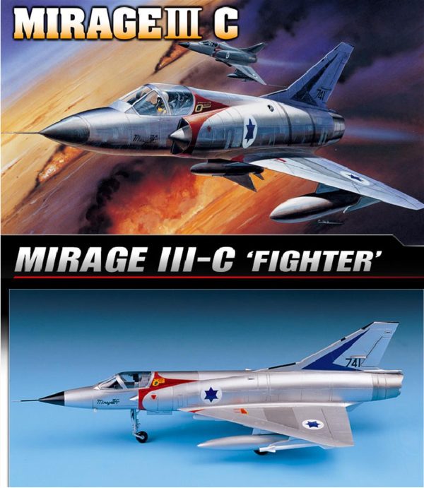 1/48 Mirage III-C Uçak Maketi, Academy 12247 - Görsel 2