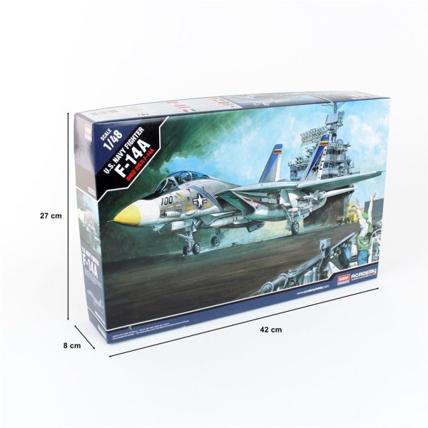 1/48 Grumman F-14A Tomcat Uçak Maketi, Academy 12253 - Görsel 4