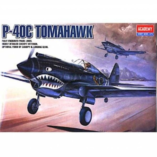 1/48 P-40C Tomahawk Uçak Maketi, Academy 12280