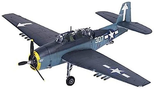 1/48 TBM-3 (USS Bunkerhill) Uçak Maketi, Academy 12285 - Görsel 4