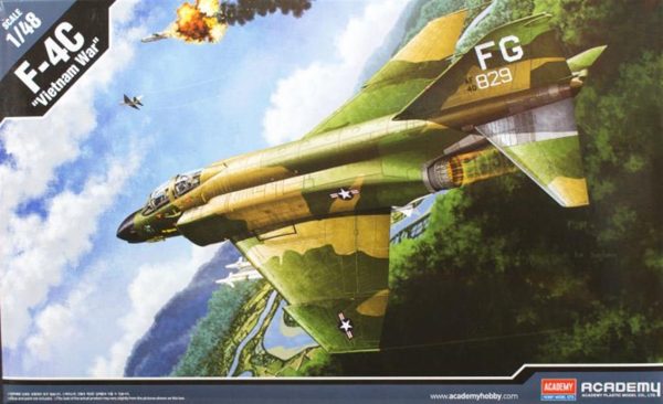 1/48 F-4C (Vietnam) Uçak Maketi, Academy 12294