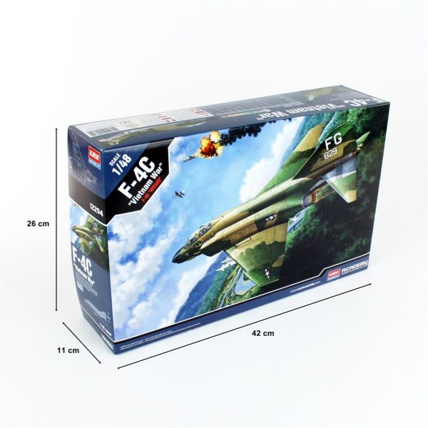 1/48 F-4C (Vietnam) Uçak Maketi, Academy 12294 - Görsel 5