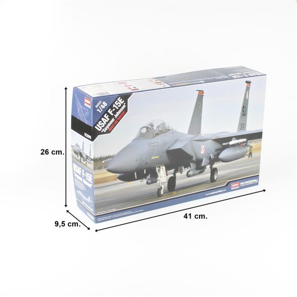 1/48 USAF F-15E (Seymour Johnson) Uçak Maketi, Academy 12295 - Görsel 5