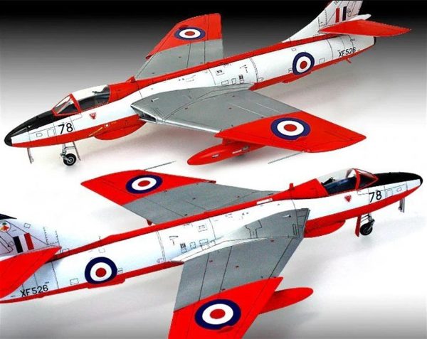 1/48 RAF & Export Hawker Hunter F.6/FGA.9 Uçak Maketi, Academy 12312 - Görsel 3