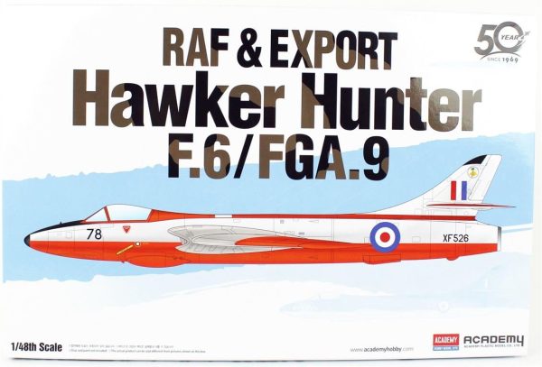 1/48 RAF & Export Hawker Hunter F.6/FGA.9 Uçak Maketi, Academy 12312