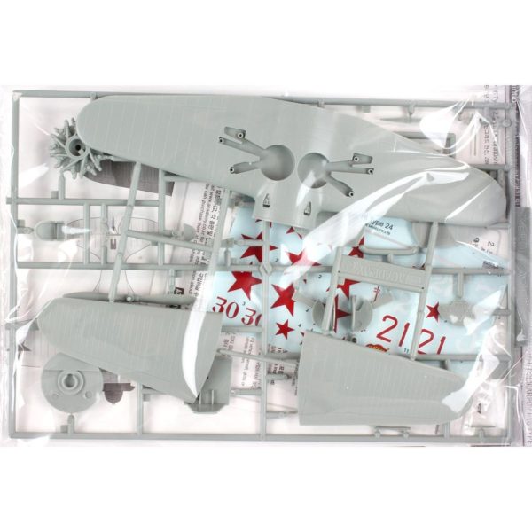 1/48 Polikarpov I-16 Tip 24. Uçak Maketi, Academy 12314 - Görsel 3