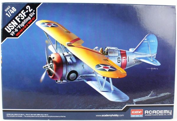 1/48 USN F3F-2 VF-6 Uçak Maketi, Academy 12326