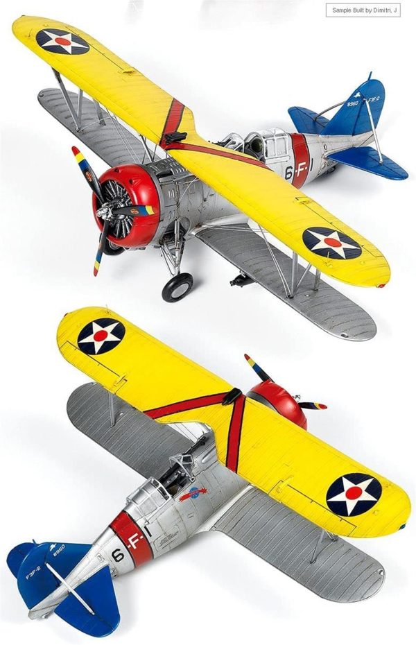 1/48 USN F3F-2 VF-6 Uçak Maketi, Academy 12326 - Görsel 4