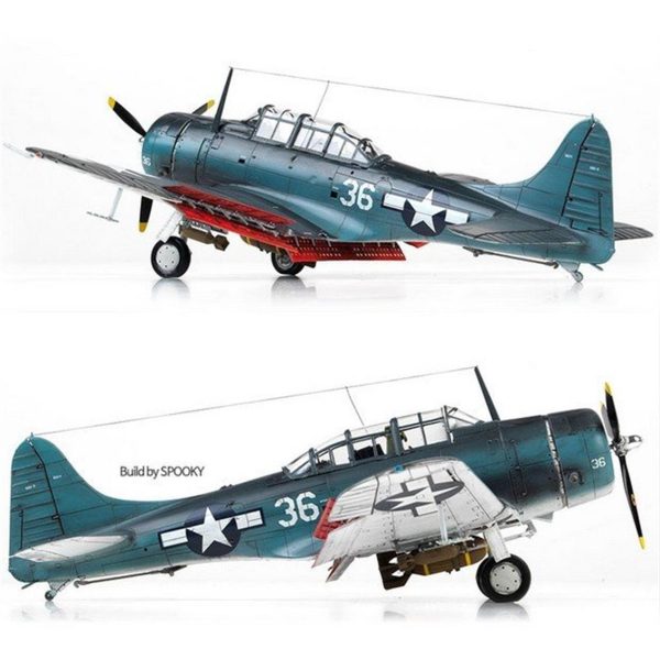 1/48 USN SBD-5 (Philippine Sea) Uçak Maketi, Academy 12329 - Görsel 3