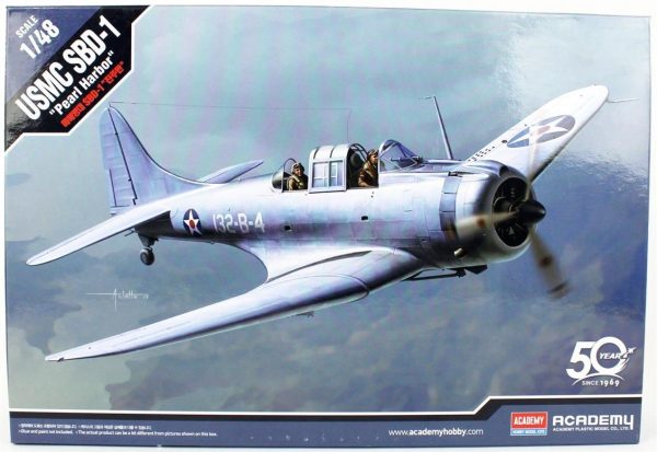 1/48 USMC SBD-1 (Pearl Harbor) Uçak Maketi, Academy 12331